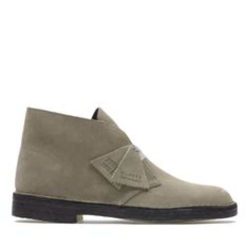 SCARPE STRINGATE “Polacchine Desert Boot” IN CAMOSCIO SABBIA FONDO PARA