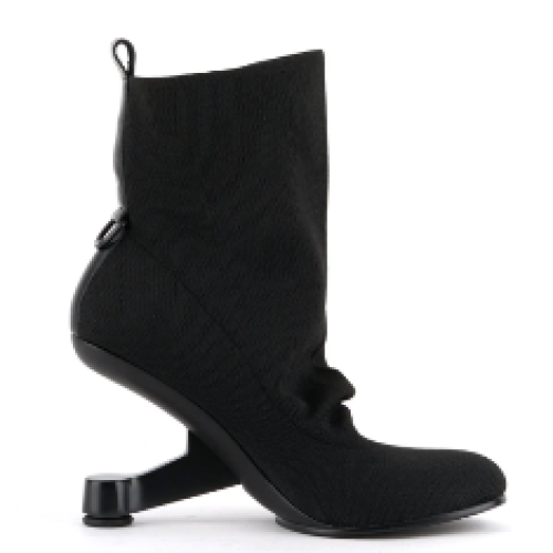 STIVALETTI “Eamz Fab Bootie” IN TESSUTO NERO 100 mm