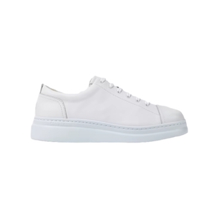SCARPE STRINGATE “Sneakers Runner Up” IN VITELLO BIANCO  30 mm