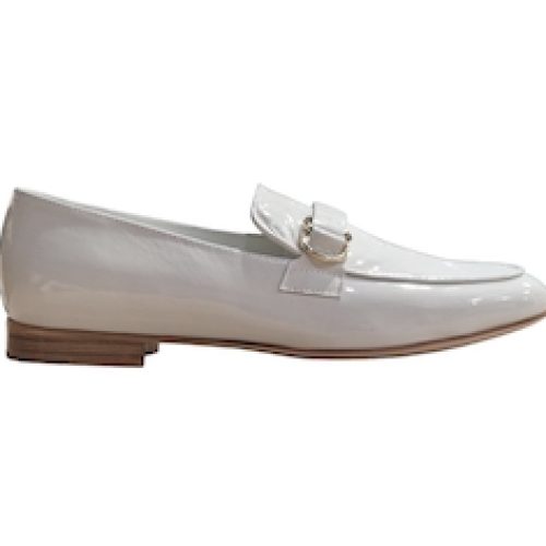 MOCASSINI IN VITELLO BIANCO 10 mm