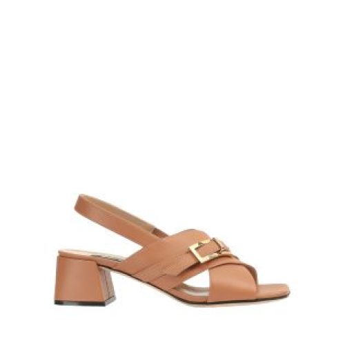 SANDALI “sr Nora” IN VITELLO CUOIO 45 mm