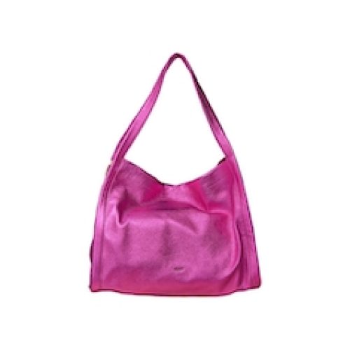 BORSA “Shopper 24h small” IN PELLE FUCSIA