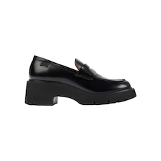 MOCASSINI “Milah” IN VITELLO NERO 60 mm