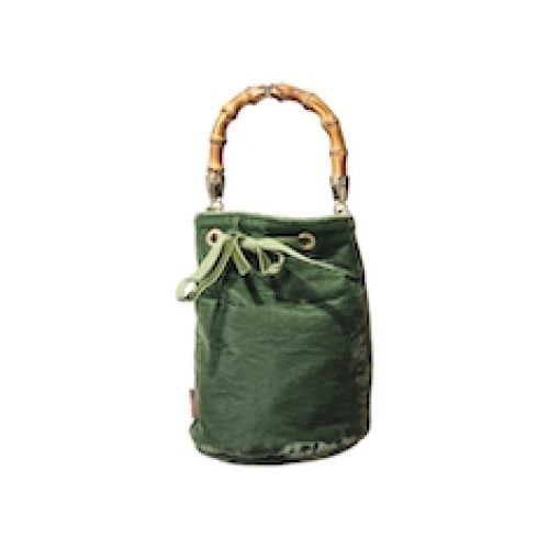 BORSA IN VELLUTO VERDE