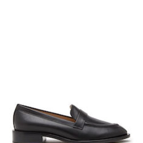 MOCASSINI “Palmer Sleek”  IN VITELLO NERO 10 mm