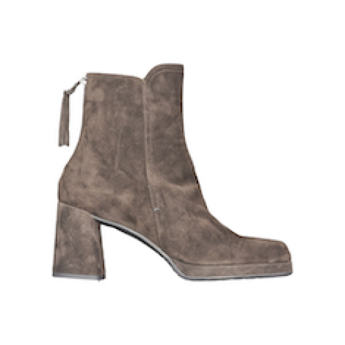 STIVALETTI IN CAMOSCIO TESTA DI MORO 80 mm