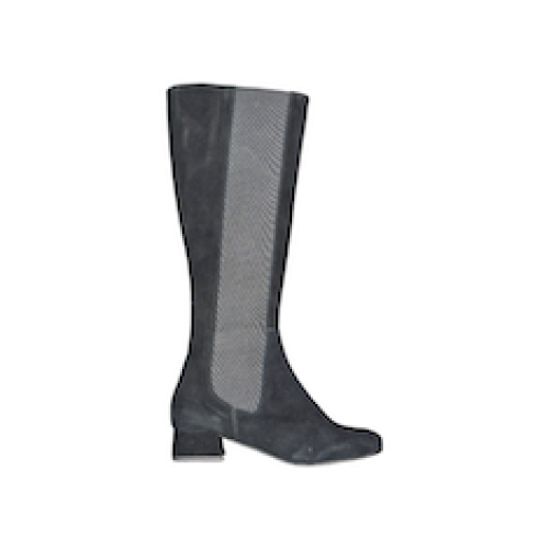 STIVALI IN CAMOSCIO  NERO 40 mm