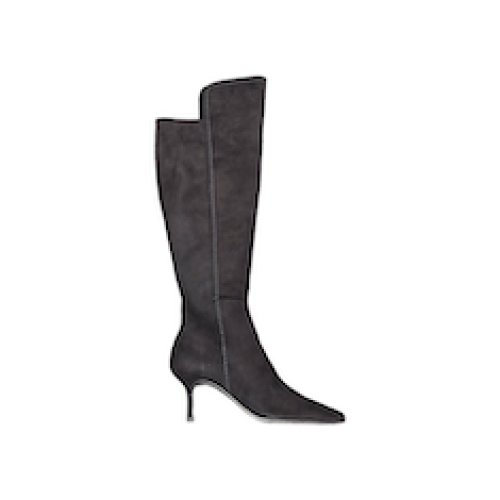 STIVALI “Rebel” IN CAMOSCIO  NERO 70 mm