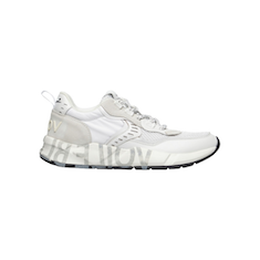 SCARPE STRINGATE “Sneakers Club01” IN PELLE BIANCO/GRIGIO FONDO GOMMA