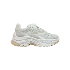 SCARPE STRINGATE  “Sneakers Addict” IN SUEDE E PELLE BIANCO/GRIGIO