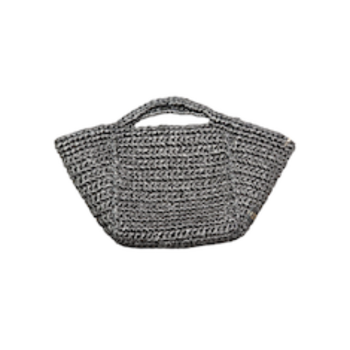 BORSA “Tokyo” IN RAFIA NERO