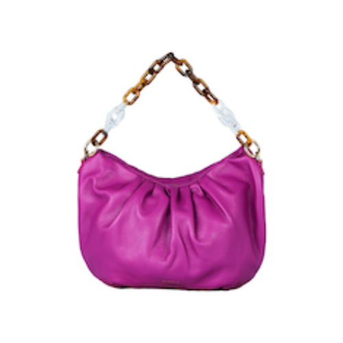 BORSA “Kris” IN PELLE UVA