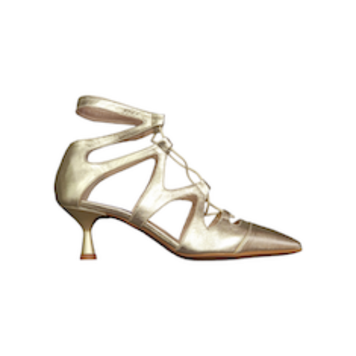 DE’COLLETE’ IN PELLE PLATINO 50 mm